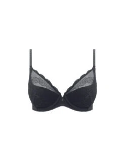 Wacoal Ravissant Plunge Bra - Black -FREYA Shop braforme lingerie wacoal ravissant bras we600502 black p