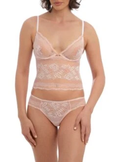 Wacoal Ravissant Bralette - Delicacy 9 Wacoal Ravissant Bralette - Delicacy -FREYA Shop braforme lingerie wacoal ravissant longline bralette we600512 delicacy full
