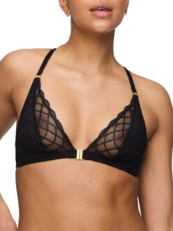 MARIE JO Aven Bralette - Black