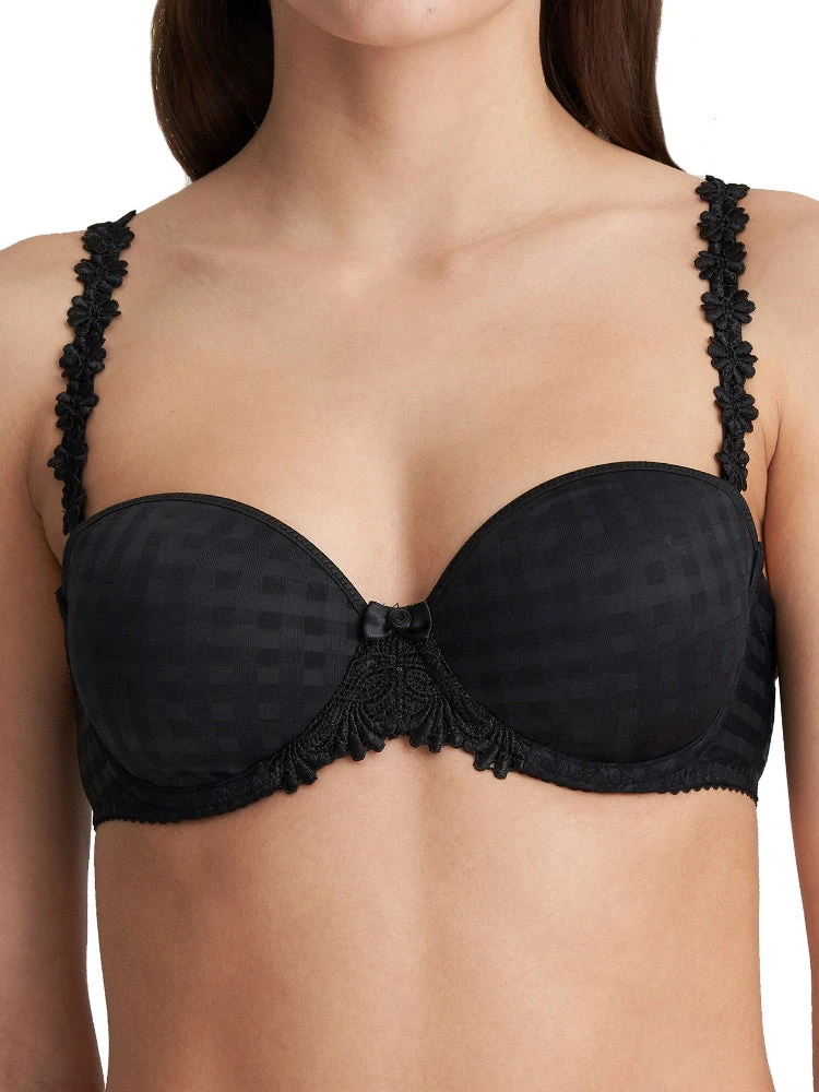 MARIE JO Avero Padded Strapless Bra - Black 4 MARIE JO Avero Padded Strapless Bra - Black - Image 2