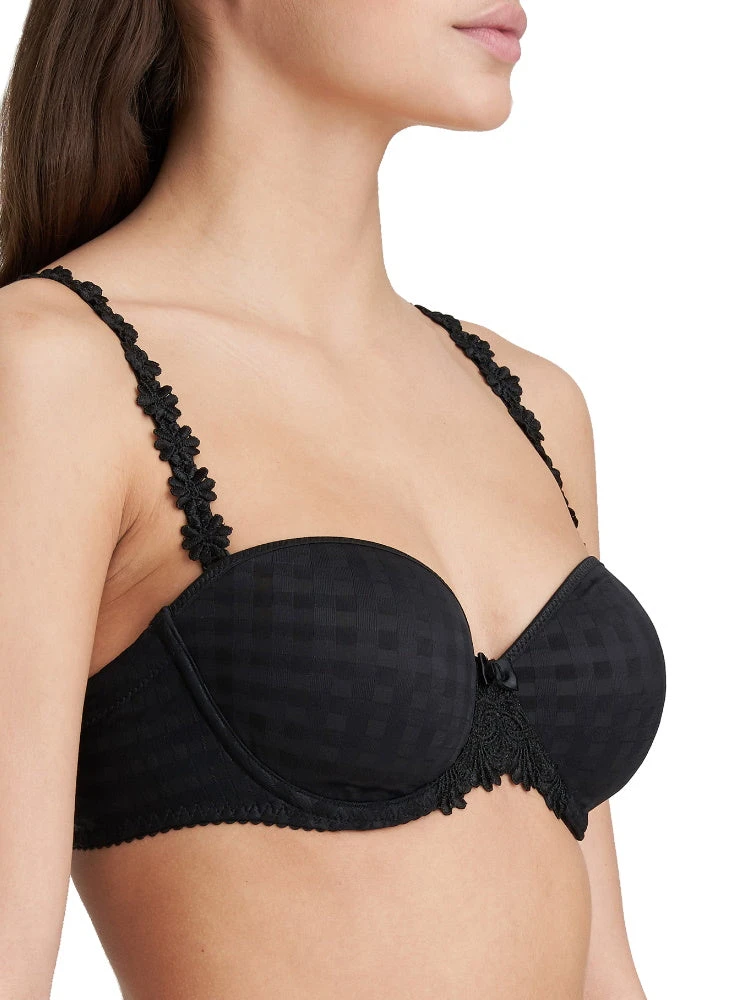 MARIE JO Avero Padded Strapless Bra - Black 7 MARIE JO Avero Padded Strapless Bra - Black - Image 5
