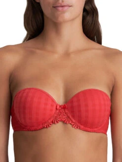MARIE JO Avero Padded Strapless Bra - Scarlet
