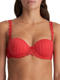 MARIE JO Avero Padded Strapless Bra - Scarlet -FREYA Shop braforme marie jo avero 0200413 sca padded strapless bra f2