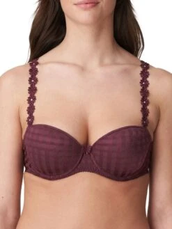 MARIE JO Avero Padded Balcony Bra - Wine