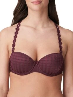 MARIE JO Avero Padded Balcony Bra - Wine -FREYA Shop braforme marie jo avero lingerie 0100419 wine f1