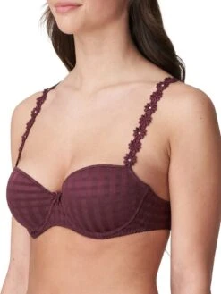 MARIE JO Avero Padded Balcony Bra - Wine -FREYA Shop braforme marie jo avero lingerie 0100419 wine s