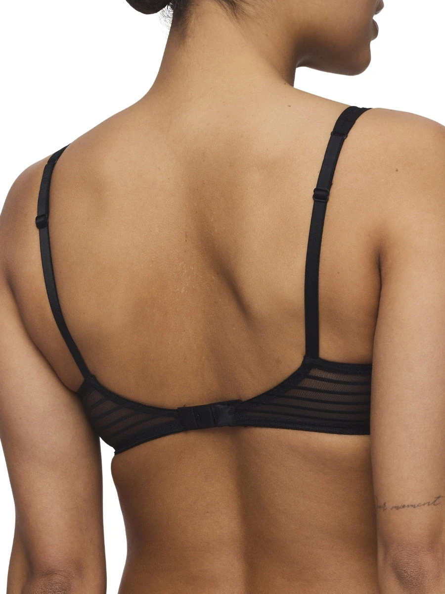 MARIE JO Basyl Half Padded Plunge Bra - Black 4 MARIE JO Basyl Half Padded Plunge Bra - Black - Image 2