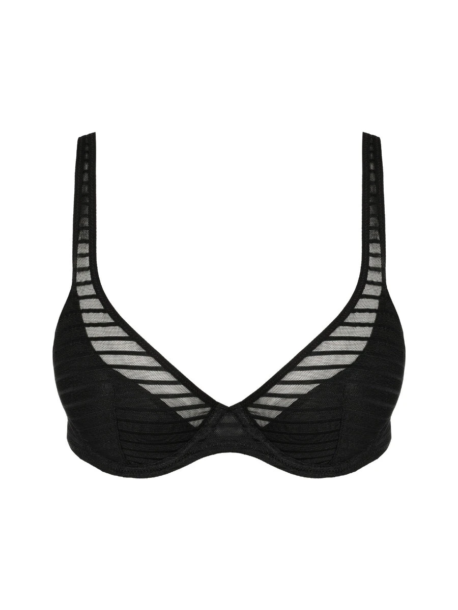 MARIE JO Basyl Half Padded Plunge Bra - Black 11 MARIE JO Basyl Half Padded Plunge Bra - Black - Image 9