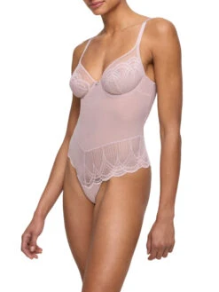 MARIE JO Cathia Plunge Bodysuit - Bois De Rose -FREYA Shop braforme marie jo cathia 0402812 BDS 2s