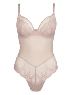 MARIE JO Cathia Plunge Bodysuit - Bois De Rose -FREYA Shop braforme marie jo cathia 0402812 BDS c