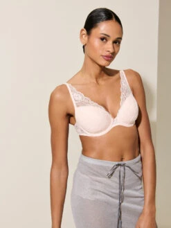 MARIE JO Cyrile Padded Plunge Bra - Crystal Pink -FREYA Shop braforme marie jo cyrile 0102924 CRP l