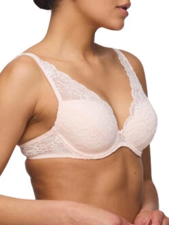 MARIE JO Cyrile Padded Plunge Bra - Crystal Pink -FREYA Shop braforme marie jo cyrile 0102924 CRP s