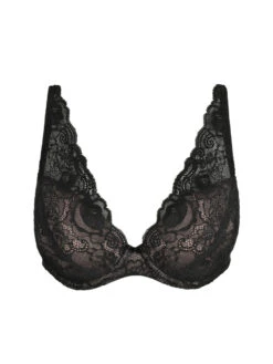 MARIE JO Cyrile Padded Plunge Bra - Black -FREYA Shop braforme marie jo cyrile 0102924 ZWA c