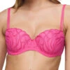 MARIE JO Heleen Padded Balcony Bra - Hollywood Pink -FREYA Shop braforme marie jo heleen 0102869 HWP f