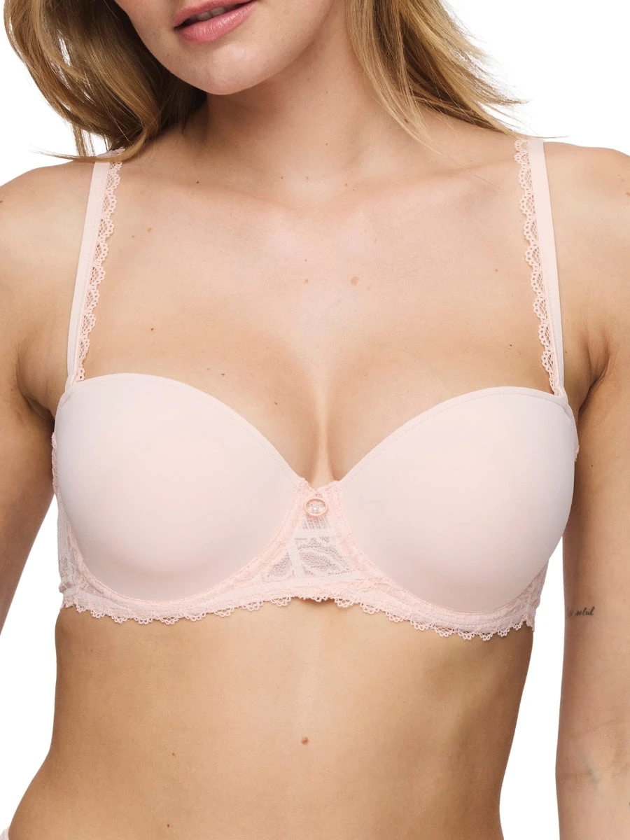 MARIE JO Jadei Padded Strapless Bra - Glossy Pink 5 MARIE JO Jadei Padded Strapless Bra - Glossy Pink - Image 3