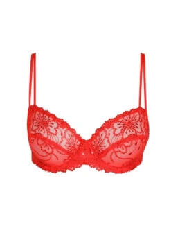 MARIE JO Jane Horizontal Seam Balcony Bra - True Red -FREYA Shop braforme marie jo jane 0101332 TRR c