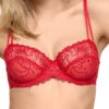 MARIE JO Jane Horizontal Seam Balcony Bra - True Red -FREYA Shop braforme marie jo jane 0101332 TRR f