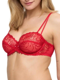 MARIE JO Jane Horizontal Seam Balcony Bra - True Red -FREYA Shop braforme marie jo jane 0101332 TRR s