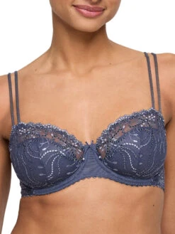 MARIE JO Jane Half Padded Balcony Bra - Blue Shadow