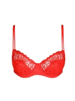 MARIE JO Jane Half Padded Balcony Bra - True Red -FREYA Shop braforme marie jo jane 0101335 TRR c