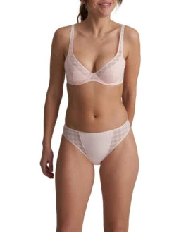 MARIE JO Jereme Half Padded Plunge Bra - Glossy Pink -FREYA Shop braforme marie jo jereme 0122395 GLP 2f