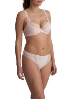 MARIE JO Jereme Half Padded Plunge Bra - Glossy Pink -FREYA Shop braforme marie jo jereme 0122395 GLP 2s