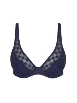 MARIE JO Jereme Half Padded Plunge Bra - Sapphire Blue -FREYA Shop braforme marie jo jereme 0122395 SAF c
