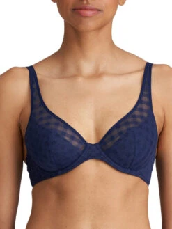 MARIE JO Jereme Half Padded Plunge Bra - Sapphire Blue