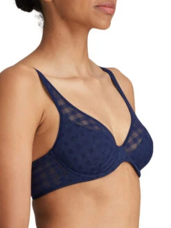 MARIE JO Jereme Half Padded Plunge Bra - Sapphire Blue -FREYA Shop braforme marie jo jereme 0122395 SAF s
