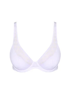 MARIE JO Jereme Half Padded Plunge Bra - White -FREYA Shop braforme marie jo jereme 0122395 WIT c