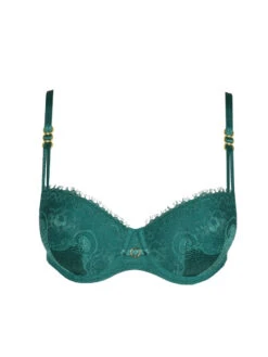 MARIE JO Junoo Padded Balcony Bra - Jasper Green -FREYA Shop braforme marie jo junoo 0102719 JAS c