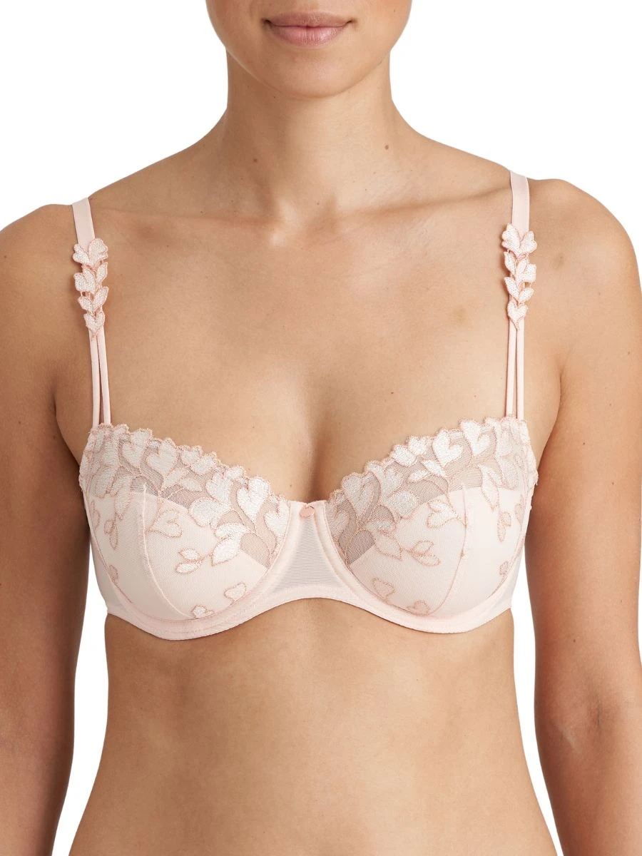 MARIE JO Leda Half Padded Balcony Bra - Glossy Pink 3 MARIE JO Leda Half Padded Balcony Bra - Glossy Pink