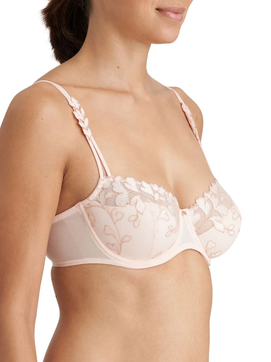 MARIE JO Leda Half Padded Balcony Bra - Glossy Pink 6 MARIE JO Leda Half Padded Balcony Bra - Glossy Pink - Image 4