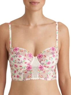 MARIE JO Chen Horizontal Seam Balcony Bra- Pearled Ivory