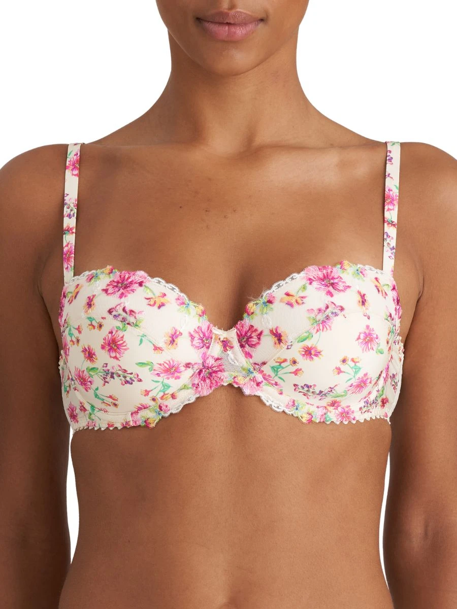 MARIE JO Chen Padded Balcony Bra - Pearled Ivory 3 MARIE JO Chen Padded Balcony Bra - Pearled Ivory