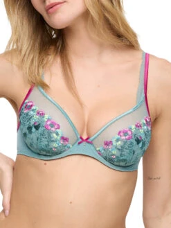 MARIE JO Lizelot Plunge Bra - Bali Green
