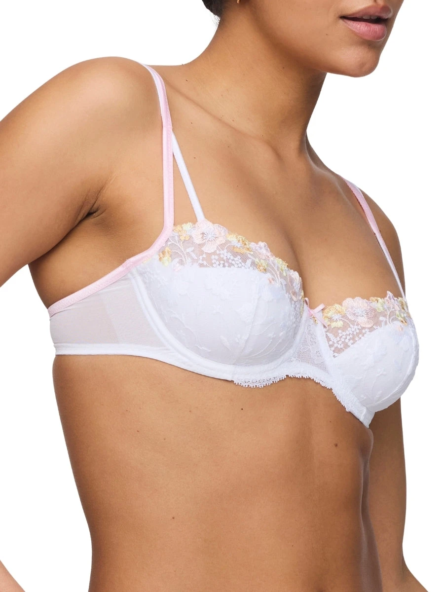 MARIE JO Lizelot Half Padded Balcony Bra - White 5 MARIE JO Lizelot Half Padded Balcony Bra - White - Image 3