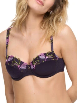 MARIE JO Loish Padded Balcony Bra - Amethyst