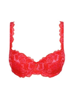 MARIE JO Manyla Padded Balcony Bra - Pixie Red -FREYA Shop braforme marie jo manyla 0102739 PXR c