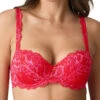 MARIE JO Manyla Padded Balcony Bra - Pixie Red -FREYA Shop braforme marie jo manyla 0102739 PXR f
