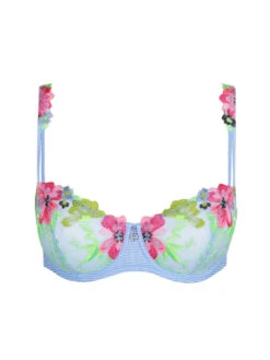 MARIE JO Odilly Vertical Seam Balcony Bra - Santorini Blue -FREYA Shop braforme marie jo odilly 0102883 SIB c