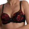 MARIE JO Selyna Padded Heartshape Bra - Spicy Red -FREYA Shop braforme marie jo selyna 0102836 SRD f