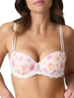 MARIE JO Selyna Padded Balcony Bra - Gardenia Rose
