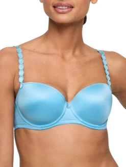 MARIE JO Tom Padded Balcony Bra - Azure Delight