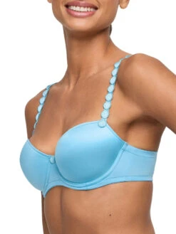 MARIE JO Tom Padded Balcony Bra - Azure Delight -FREYA Shop braforme marie jo tom 0120829 AZD s