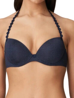MARIE JO Tom Padded Plunge Bra - Majestic Blue -FREYA Shop braforme marie jo l aventure lingerie padded bra tom 0120822 majestic blue f1