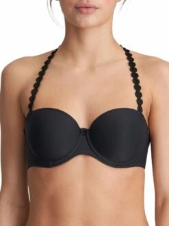 MARIE JO Tom Padded Strapless Bra - Charcoal -FREYA Shop braforme mariejo tom 0120828 chb f1