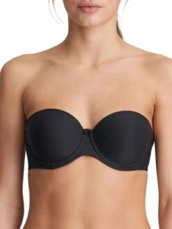 MARIE JO Tom Padded Strapless Bra - Charcoal -FREYA Shop braforme mariejo tom 0120828 chb f2