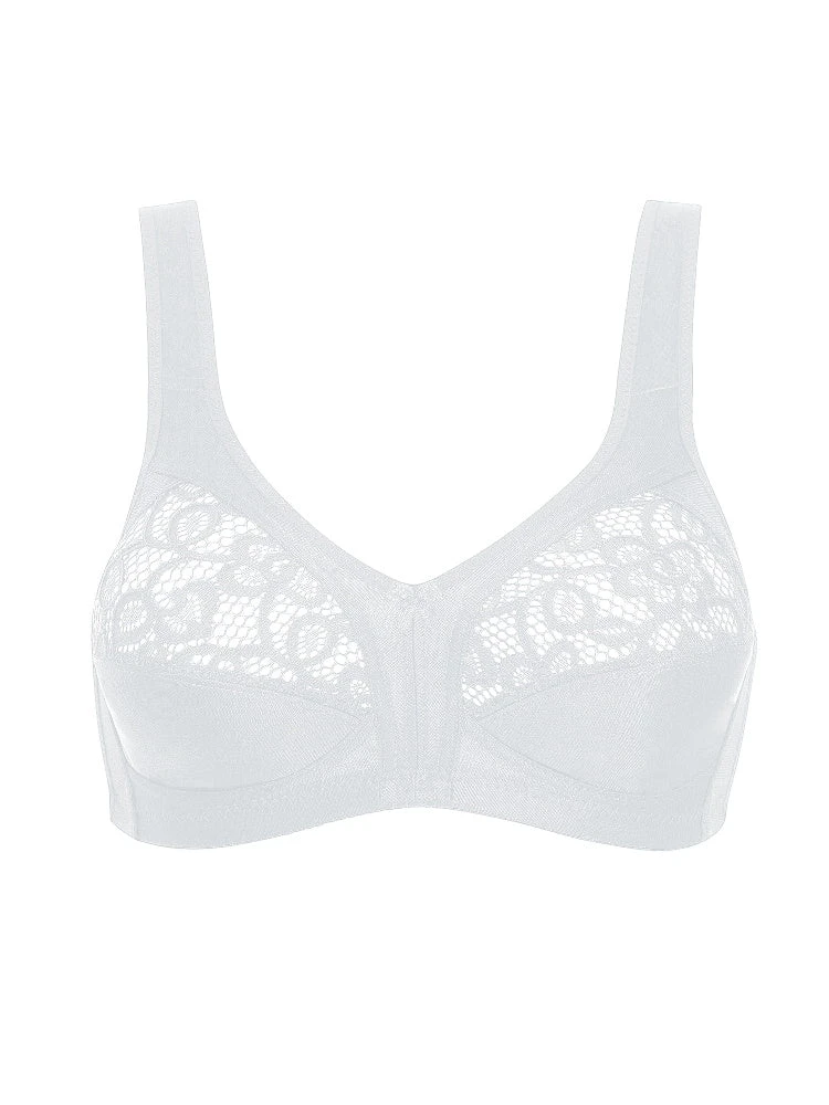 Naturana Full Cup Non Wired Bra - White 5 Naturana Full Cup Non Wired Bra - White - Image 3