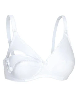 Naturana Drop Cup Cotton Nursing Bra - White -FREYA Shop braforme naturana aw20 nursing 20bra 20soft 20cupwhite 5089 p2